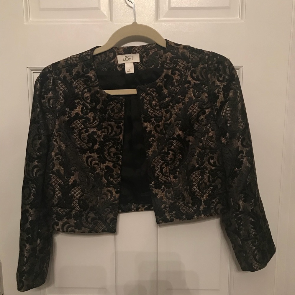 Ann Taylor Loft brocade jacket